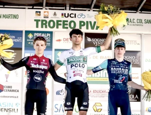 Victorious rider bags podium in Italy race